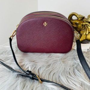 Tory Burch Emerson Color-Block Camera Crossbody Sling Bag